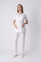 Women's 3-Piece Maternity Pajama Set with Lace Detail and Dressing Gown - Maternity Set That Makes Breastfeeding Easy - 5