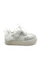 Girl's Tulle and Bead Detailed Casual Shoes - 3