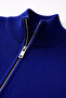 Men'S, Stand-Up Collar, Zipper, Flexible Structure, Fitted Look Sweater, Cardigan Pltk14 - 5