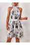 Women's Patterned Mini Dress