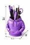 Hoodie Design Pen Holder – Decorative Desktop Organizer, Pen & Office Organizer (15X16X10 cm) - 4
