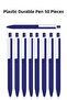 Plastic Ballpoint Pen 50Pcs Press-Type Ballpoint Pen School Business Office Ballpoint Pen
