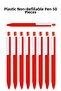Plastic Ballpoint Pen 50Pcs Press-Type Ballpoint Pen School Business Office Ballpoint Pen - 3
