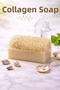 Handmade Natural Pumpkin Fiber Glycerin Collagen Soap 100 Gr