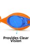Swimming Goggles with Ear and Nose Plugs, Fabric Cap, Set of 4, Swimming Pool and Sea Goggles - 2