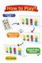 Four Color Intelligence Game - Color Matching Intelligence Game 24 Cards Attention and Memory Enhancing Toy - 3