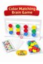 Four Color Intelligence Game - Color Matching Intelligence Game 24 Cards Attention and Memory Enhancing Toy