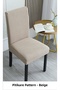 Quality Lycra Piece Fabric Checkered Pattern Chair Cover, Elastic, Stretchy Piece Chair Cover 1 Piece