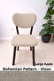 A Quality Elma Chair Cover Bohemian Chair Cover Sand Pattern Stretch Fabric Elastic 2 Pieces