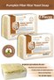 Natural Pumpkin Fiber Rice Yeast Soap 120 Gr X 2 Pieces - Whitening and Brightening Effect