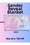 Girl or Boy Gender Themed Custom Gender Banner Backdrop 60X100 Vinyl Tarpaulin Banner Decoration - 2