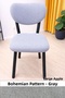 A Quality Elma Chair Cover Bohemian Chair Cover Sand Pattern Stretch Fabric Elastic 2 Pieces