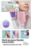 Travel Type Refillable Cream Shampoo Bottle Shower Gel and Washcloth Bath Loofah - 5