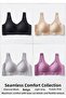 Sports Bra Seamless Laser Cut Wire Free Ribbed Modern Gym Chic Comfortable Bra - 8