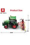 جرار تكنيك 22015 RC (جون دير 6130 آر) مع جهاز تحكم ومحرك، مجموعة مكعبات بناء إبداعية - 2