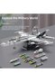 33022 American Mcdonnell Douglas F18 Hornet Strike Fighter Jet Aircraft Creative Building Block Set - 7