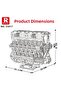 33017 مجموعة مكعبات بناء إبداعية بمحرك V12 (محرك V12) - 4719 قطعة - 2