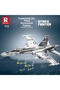 33022 American Mcdonnell Douglas F18 Hornet Strike Fighter Jet Aircraft Creative Building Block Set - 3