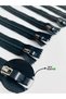 8 Pieces Black Color 18 cm Quality Zipper for Sports Bags, Wallets, Hobby Work - 2