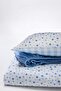 Single Bed Floral and Gingham Patterned Elastic Sheet Duvet Cover Set Tphss26Tkn00009 - 4