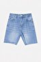 Blue High Waist City Boy Denim Shorts Twoss26Sr00107 - 5