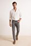 Gray Regular Fit Stretch Fabric Jeans Tmnss25Je00001