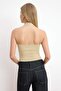 Taş Düz Fitted Boyundan Bağlamalı Kolsuz Çıtçıtlı Esnek Örme Body TWOSS26BD00021 - 4
