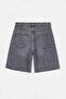 Gri Yüksek Bel City Boy Denim Şort TWOSS26SR00107 - 6