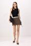 Mink Shawl Belted Thick Fabric Mini Shorts Skirt Shorts & Bermuda Twoss26Sr00075 - 4