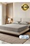 طقم ملاءات قطنية ملائمة، قطعتان، مقاس مفرد، 100% قطن 200TC، جيب عميق 30 سم، يناسب سرير 120×200 سم