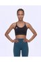 Julieta Women's Black Slim Sports Bra - 4