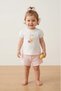 100% Cotton Baby Girl Set Summer Baby Set Pink Color