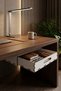 White Color Model 1 - Hidden Drawer Organizer under Desk Storage Container