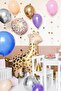 Large Giraffe Foil Balloon Mink Gold Detailed Giraffe Balloon 118 cm - 2