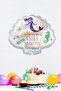Mermaid Theme Oyster Shaped Foil Balloon 66x72cm