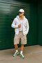Men's Zippered Hooded Sweatshirt with Pocket and Fleece Inside - 2