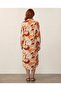 Viscose Shirt Dress Yellow Floral - 4
