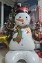 Giant Snowman Footed Foil Balloon 120 cm Standing New Year's Balloon - 2