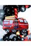 Fire Truck Foil Balloon Fire Brigade Balloon