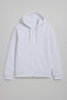 Men's Zippered Hooded Sweatshirt with Pocket and Fleece Inside - 3