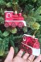 Train Locomotive Luxury Christmas Tree Ornaments 2 Pack - 2