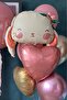 Floral Rabbit Foil Balloon 60cm - 6