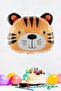 Tiger Head Foil Balloon, Tiger Balloon 50cm