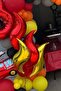 Fire Shaped Balloon Set of 3. Fire Department Fire Balloon Concept Foil Balloon Set - 3