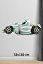 110cm Silver Formula Car - Foil and Race Break Balloon - 3