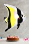 Fish Foil Balloon Yellow Black White Fish Foil Balloon Moorish - 2