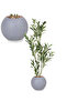 Artificial Tree Simulation Artificial Olive Tree 85cm with Stand, Gray - 2