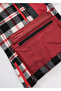 Boys' half-zip hooded red plaid lumberjack shirt - 5