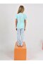 Girl's Short Sleeve 100% Cotton Button Detailed Dreamer Pajama Set - 4