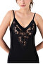 Women's 3-Piece Economical Pack - Basic Cotton Black Undershirt with Straps 3060 - 2